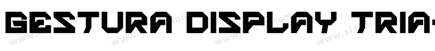 Gestura Display TRIA字体转换